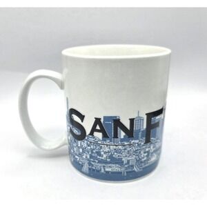 Starbucks San Francisco "City by The Bay" Coffee Mug Skyline Series One 2002 Vtg